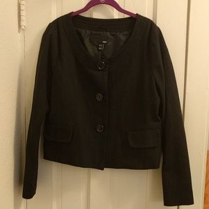 Scoop Neck Blazer